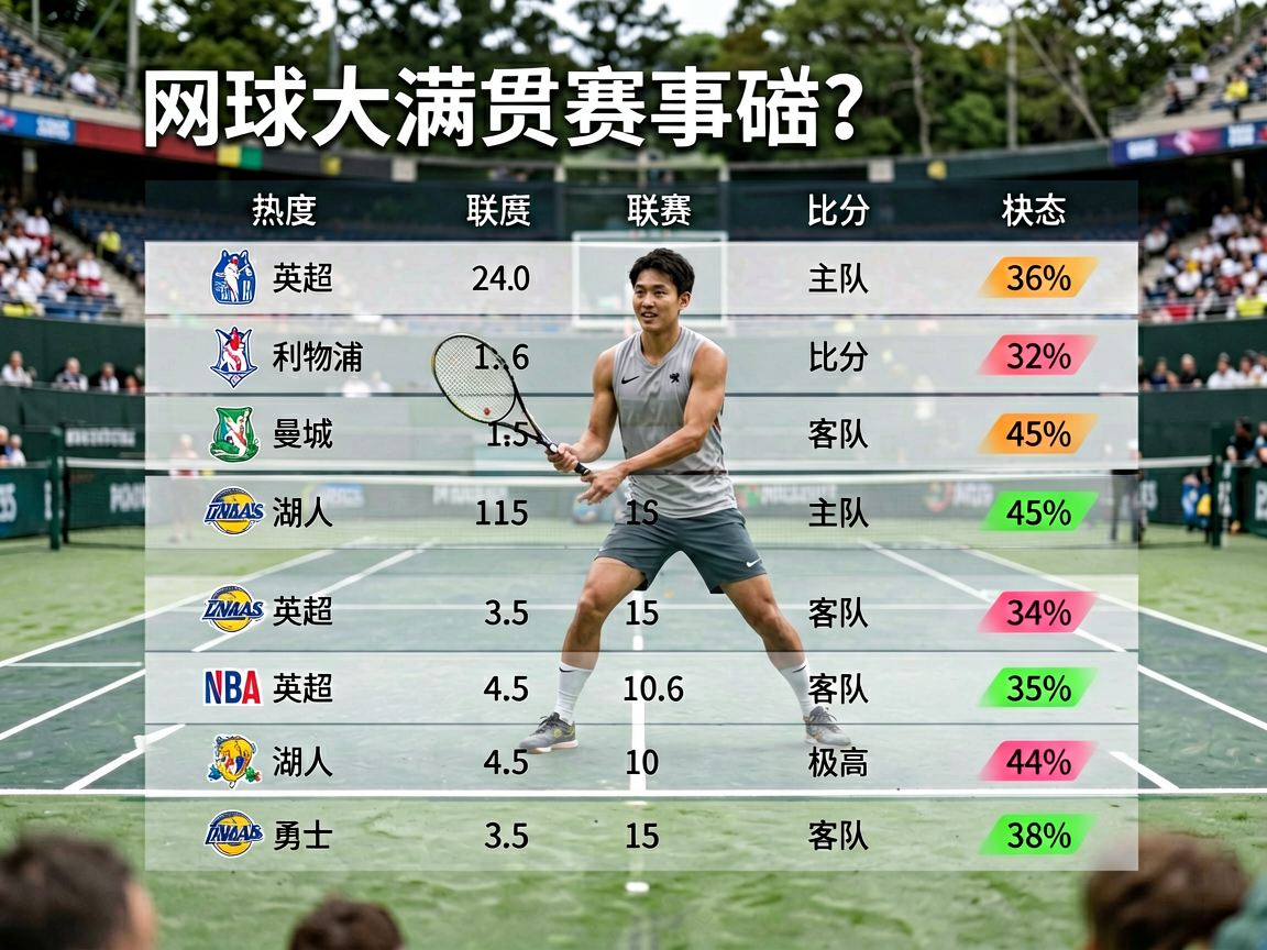网球大满贯赛事签表与走势